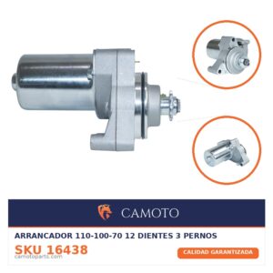 Arrancador 110-100-70 12 Dientes 3 Pernos