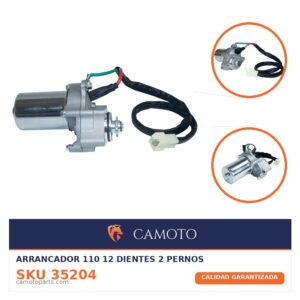 Arrancador 110 12 Dientes 2 Pernos