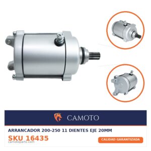 Arrancador 200-250 11 Dientes Eje 20mm
