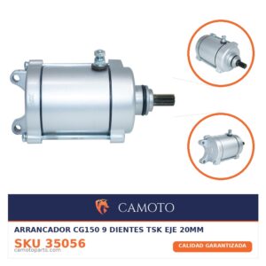 Arrancador CG150 9 Dientes TSK Eje 20mm