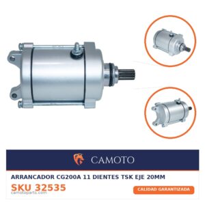 Arrancador CG200A 11 Dientes TSK Eje 20mm