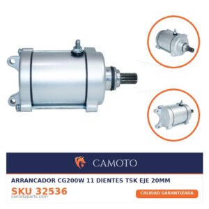 Arrancador CG200W 11 Dientes TSK Eje 20mm