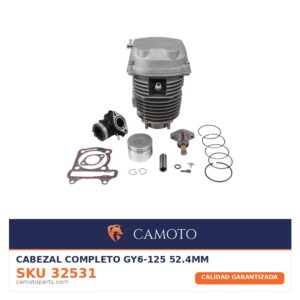 Cabezal Completo GY6-125 52.4mm