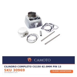 Cilindro Completo CG150 62.0mm Pin 13